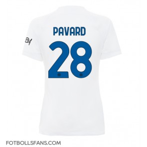 Inter Milan Benjamin Pavard #28 Replika Bortatröja Damer 2023-24 Kortärmad
